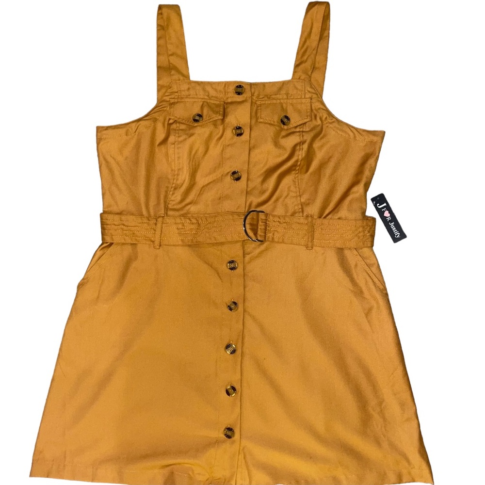 Just For You casual Golden Brown Dress Junior size XL NWT